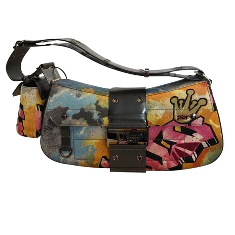 dior graffiti bag